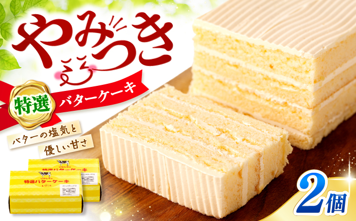 特選 バターケーキ 2個  ＜お菓子のいわした＞ [CAM052]  ケーキ スイーツ おやつ 贈答 プレゼント ギフト 誕生日ケーキ 記念日