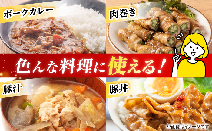 【12回定期便】【使い勝手◎】長崎うずしおポーク こま切れ 計1kg（500g×2P）＜スーパーウエスト＞ [CAG313]