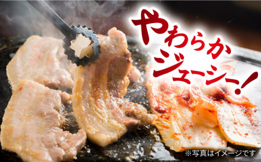 【 訳あり 】【6回 定期便 】長崎うずしおポーク 焼肉 ＆ しゃぶしゃぶ セット 1.4kg  豚肉 豚 焼き肉用 焼肉用 しゃぶしゃぶ 豚スライス ロース バラ ＜スーパーウエスト＞ [CAG096]