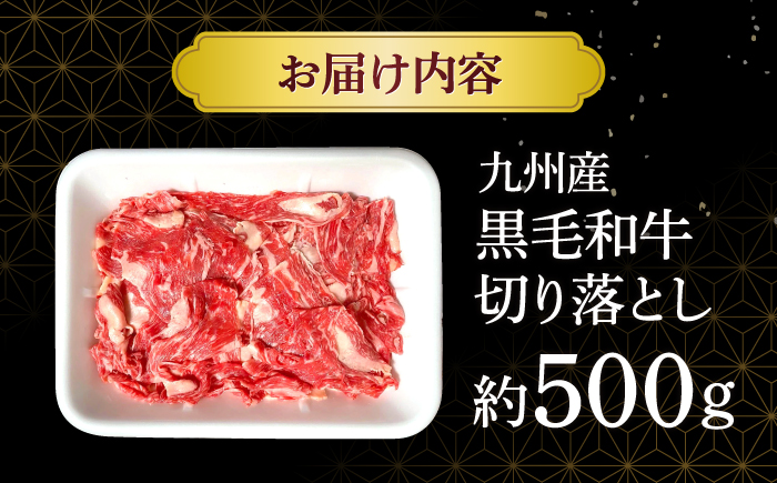 長崎県産 黒毛和牛 切り落とし 約500g＜宮本畜産＞ [CFA049]