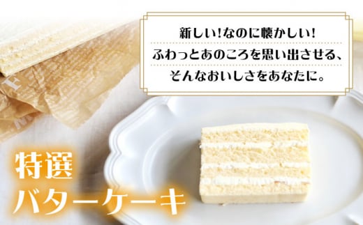 【6回定期便】【☆ご褒美食べ比べ☆】チョコレートケーキ（チョコレンガ） 1個＆ 特選 バターケーキ 1個 計2個＜お菓子のいわした＞ [CAM066]