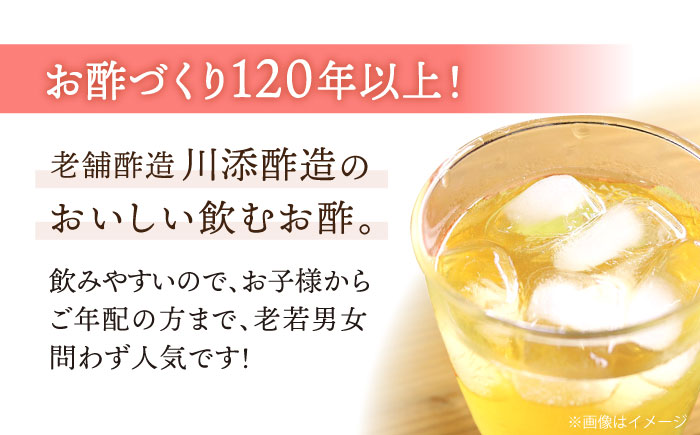 【飲む玄米酢】酢らり 3本セット（うめ・いちご・ゆうこう）＜川添酢造＞ [CDN128]