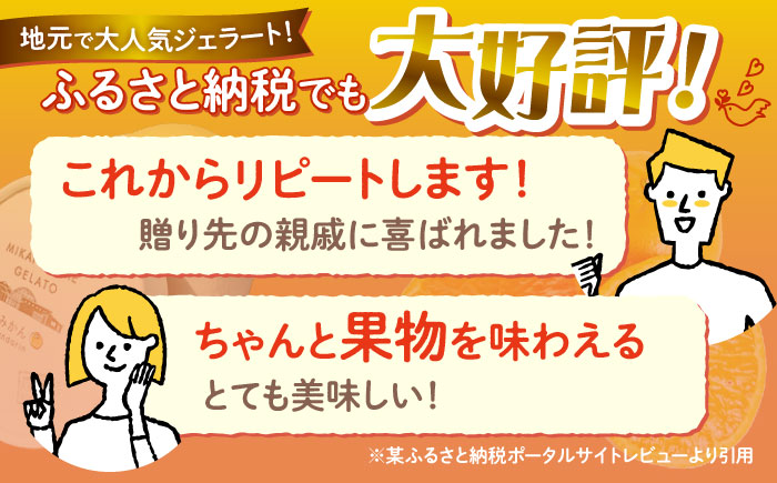 【年中人気】【12回定期便】 おまかせジェラート  8個 ＜みかんドーム＞ [CAI033]