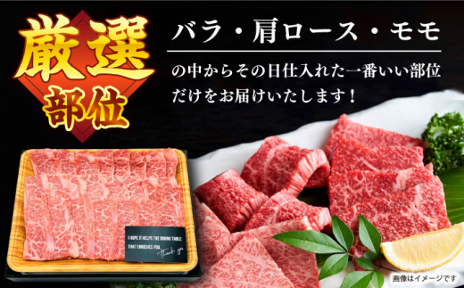 焼肉【A4～A5】長崎和牛  焼肉用　500ｇ＜株式会社MEAT PLUS＞ [CFT001]