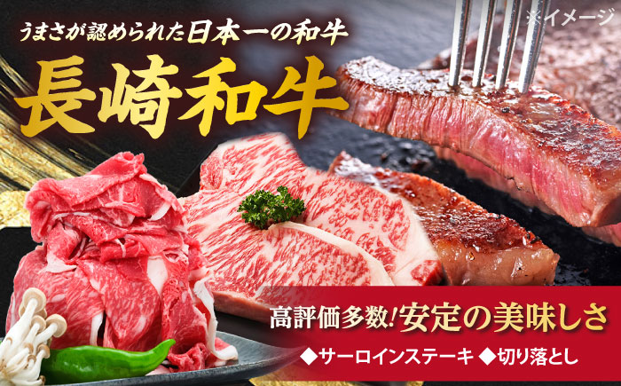 【6回定期便】 お肉 と 果物 〜見つけた！ 西海 の宝物 定期便 〜 [CZZ018]   長崎県 西海市 長崎和牛 サーロイン さーろいん ステーキ SPF豚 ブランド豚 こま切れ みかん ミカン 不知火 人気 定期便 