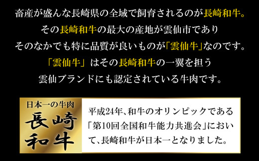 雲仙牛(A5ランク)しゃぶしゃぶ・すき焼き(ロース600g)