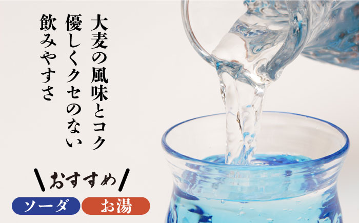 【6回定期便】本格 麦焼酎 青一髪 25° 1.8L×2本  / 麦焼酎 むぎじょうちゅう 焼酎 麦 しょうちゅう むぎ 酒 お酒 さけ ギフト プレゼント 贈り物 / 南島原市 / 久保酒造場 [SAY018]