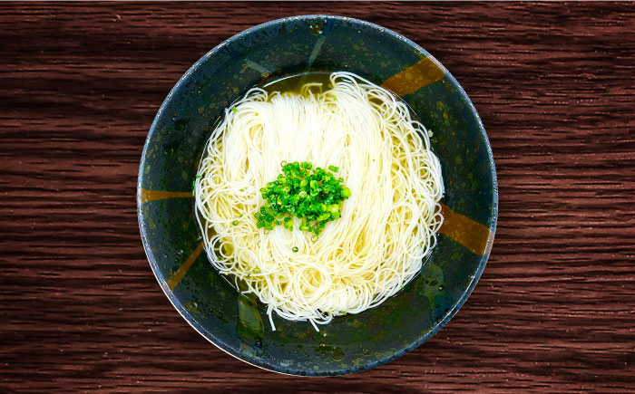 【つるっと！のどごし】島原手延そうめん 塩ラーメンスープ 3食セット 50g×6束 / 麺 乾麺 手延べ そうめん 素麺 そうめん ソーメン ラーメン 南島原市 / 三和サービス株式会社 [SGB002]