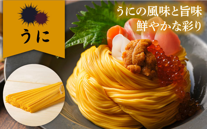 【6回定期便】五彩麺 セット 19束 / そうめん 素麺 黒ごま 梅 うに よもぎ / 麺 乾麺 食べ比べ 詰め合わせ カラフル / 南島原市 / のうち製麺 [SAF031]