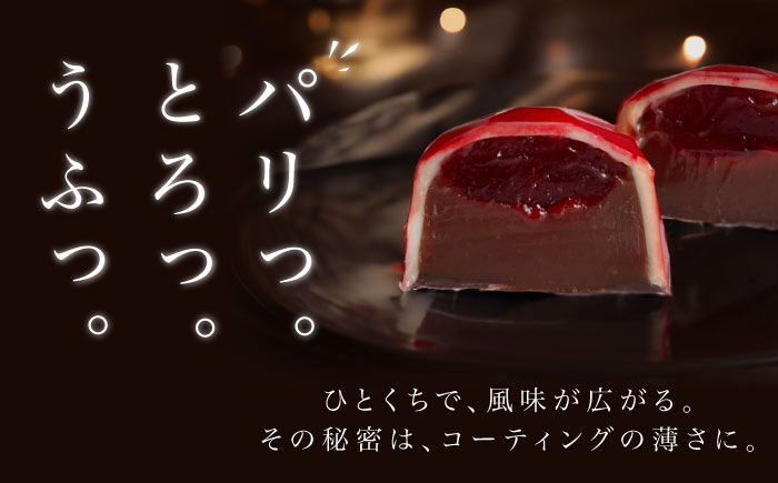 【2027年2月〜発送】ボンボンショコラ 10個入り / チョコ チョコレート ちょこれーと お土産 お菓子 バレンタイン / 南島原市 / 本田屋かすてら本舗 [SAW032]