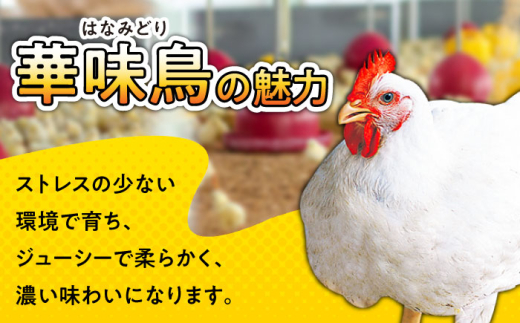 【6回定期便】華味鳥 もも肉 2.4kg（300g×8袋）小分け カット済み 南島原産 /　鶏肉 肉 とり肉 モモ肉 鶏もも肉 冷凍 / 南島原市 / 株式会社渡部ブロイラー [SFS025]