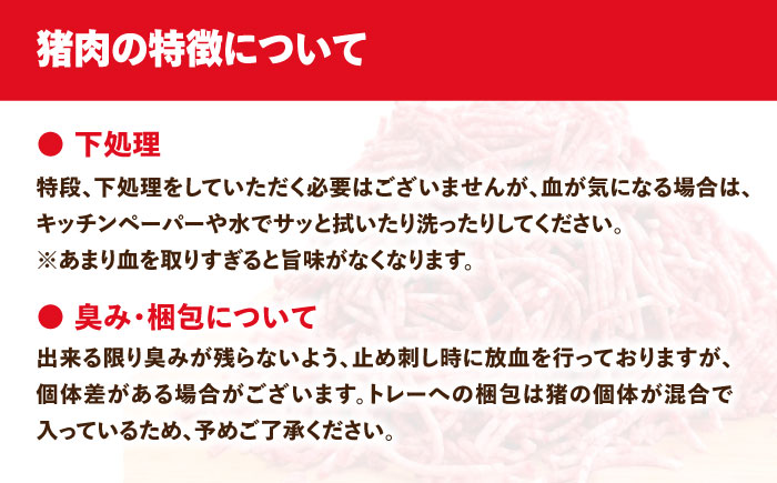 猪肉 ミンチ 2kg 雲仙いのしし / ひき肉 肉 イノシシ ジビエ いのしし ハンバーグ / 南島原市 / もりのめぐみ [SDB013]