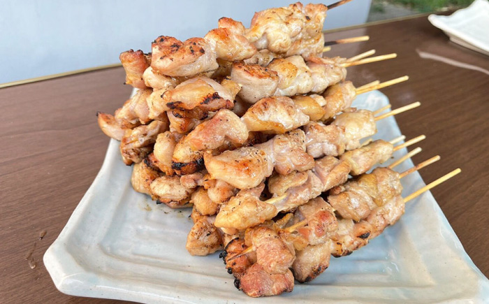 【12回定期便】九州産 焼き鳥セット 鶏もも 30本 / やきとり ヤキトリ 焼鳥 串セット 国産 冷凍 小分け / 南島原市 / ふるさと企画 [SBA086]