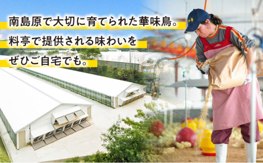 【6回定期便】華味鳥 もも肉 1.5kg（300g×5袋）小分け カット済み 南島原産 /　鶏肉 肉 とり肉 モモ肉 鶏もも肉 冷凍 / 南島原市 / 株式会社渡部ブロイラー [SFS022]