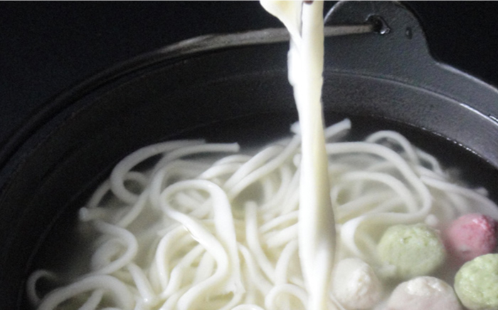 【年末限定】手延べ 半生うどん 60食 300g×20袋  / うどん 麺 手延べうどん / 南島原市 / 川上製麺 [SCM052]