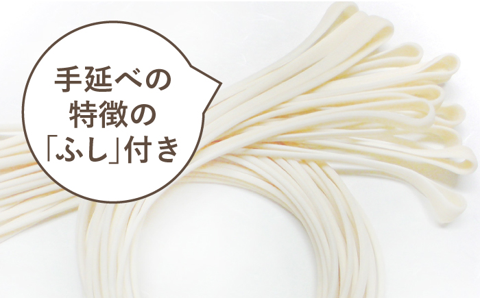 【年末限定】手延べ 半生うどん 30食 300g×10袋 あごだし 400ml セット / うどん 麺 手延べうどん / 南島原市 / 川上製麺 [SCM053]