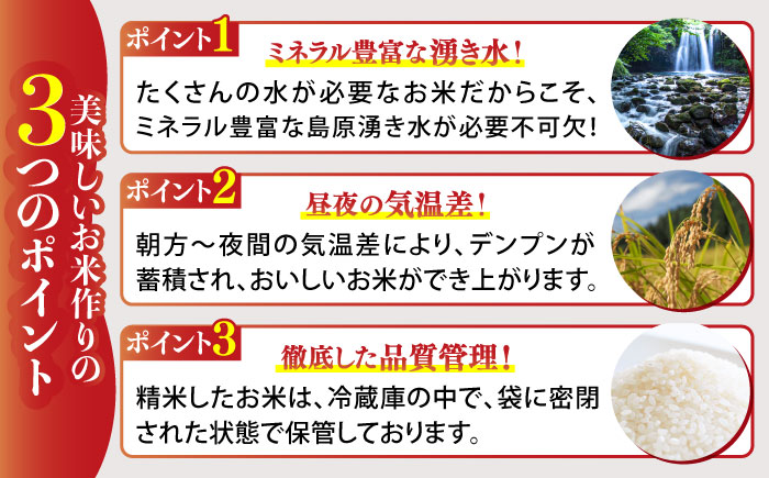 【名水100選の郷から届ける】長崎県産ひのひかり 5kg×4 総計20kg / 米 こめ コメ お米 白米 精米 ご飯 ひのひかり ヒノヒカリ / 南島原市 / 吉岡米穀 [SDG018]