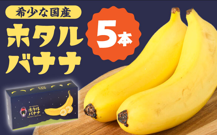 【とても希少な国産バナナをあなたへ！】hotaru バナナ 5本 [SFA002]