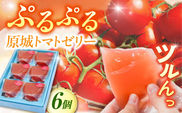 【2026年5月〜発送】原城トマトゼリー 6個入り / ゼリー ぜりー デザート とまと おやつ / 南島原市 / 松本製菓舗 [SFV007]