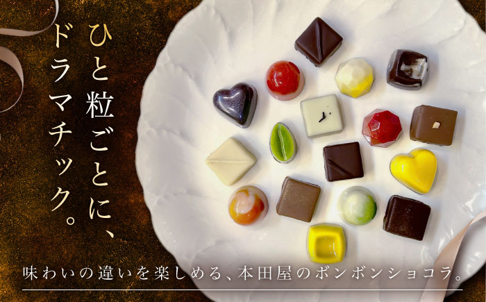 【2027年2月〜発送】ボンボンショコラ 10個入り / チョコ チョコレート ちょこれーと お土産 お菓子 バレンタイン / 南島原市 / 本田屋かすてら本舗 [SAW032]