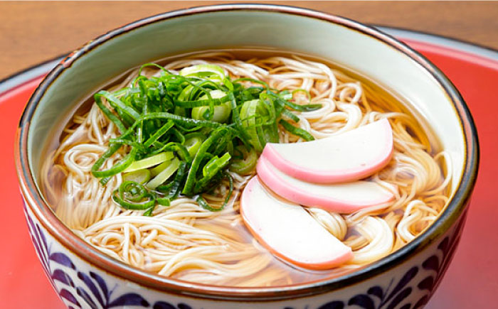 手延べ そうめん あごだしスープ付 250g / そうめん 島原そうめん 手延べ 麺 素麺 / 南島原市 / のうち製麺 [SAF036]