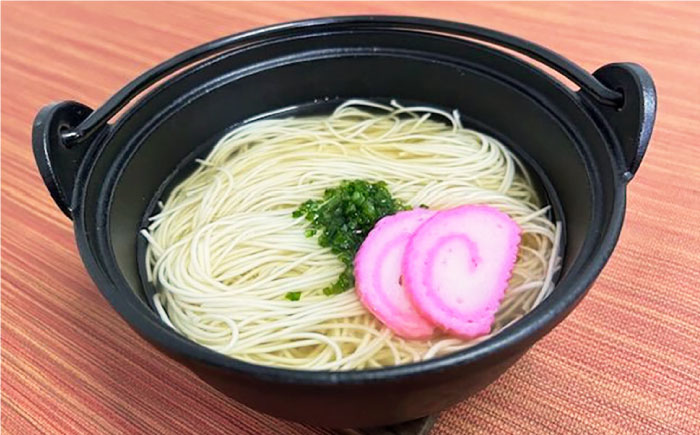 【つるっと！のどごし】島原手延そうめん　50g×6束 あごだしスープ付き 3食セット / 麺 乾麺 手延べ そうめん 素麺 そうめん ソーメン 南島原市 / 三和サービス株式会社 [SGB006]