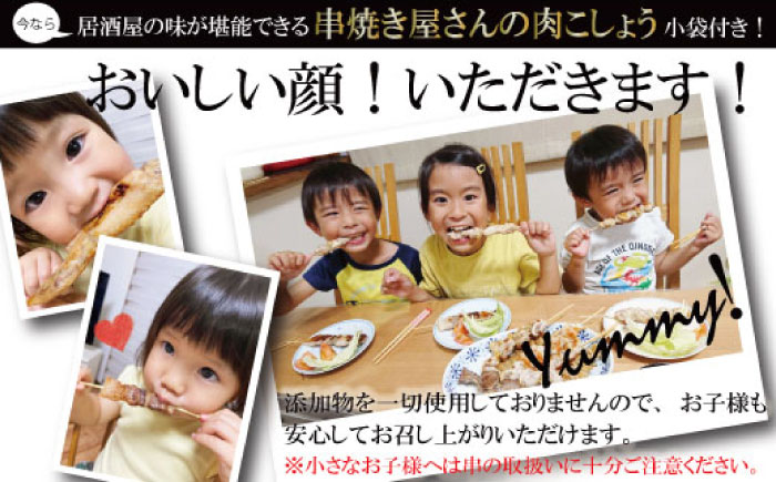 【12回定期便】九州産 焼き鳥セット 鶏せせり 30本 / やきとり ヤキトリ 焼鳥 串セット 国産 冷凍 小分け / 南島原市 / ふるさと企画 [SBA089]