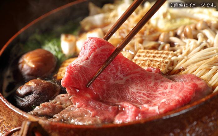 【A4〜A5ランク】長崎和牛 肩ロース すき焼き用 500g / すきやき スキヤキ 牛肉 ロース 肉 おかず / 南島原市 / 株式会社あらまさ [SGC001]