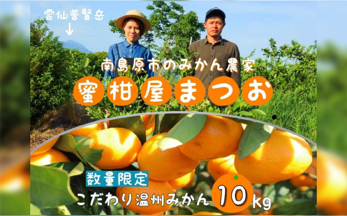 【2025年10月下旬〜発送】温州みかん 10kg / みかん ミカン 蜜柑 フルーツ 果物 / 南島原市 / 蜜柑屋まつお [SCQ002]