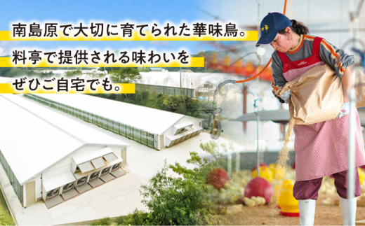 【6回定期便】華味鳥 もも肉 2.4kg（300g×8袋）小分け カット済み 南島原産 /　鶏肉 肉 とり肉 モモ肉 鶏もも肉 冷凍 / 南島原市 / 株式会社渡部ブロイラー [SFS025]