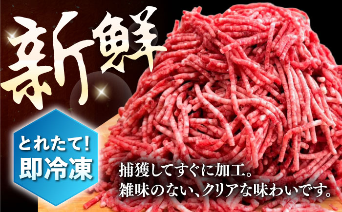 猪肉 ミンチ 3kg 雲仙いのしし / ひき肉 肉 イノシシ ジビエ いのしし ハンバーグ / 南島原市 / もりのめぐみ [SDB014]