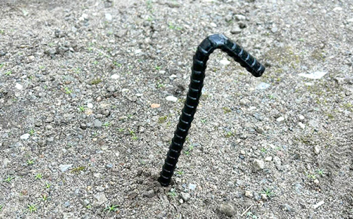 鍛造ペグ 20cm 6本セット / キャンプ キャンプ用品 ペグ キャンプ場 アウトドア用品 / 南島原市 / 重光刃物鍛造工場 [SEJ015]