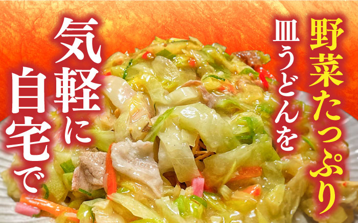 長崎皿うどんと新鮮野菜セット 8人前（麺・スープ・野菜10種・果物1種）/ 皿うどん 長崎皿うどん かた焼きそば  パリパリ 野菜 生野菜 詰め合わせ 果物 スープ付 揚げ麺 具入り / 南島原市 / 贅沢宝庫 [SDZ002]