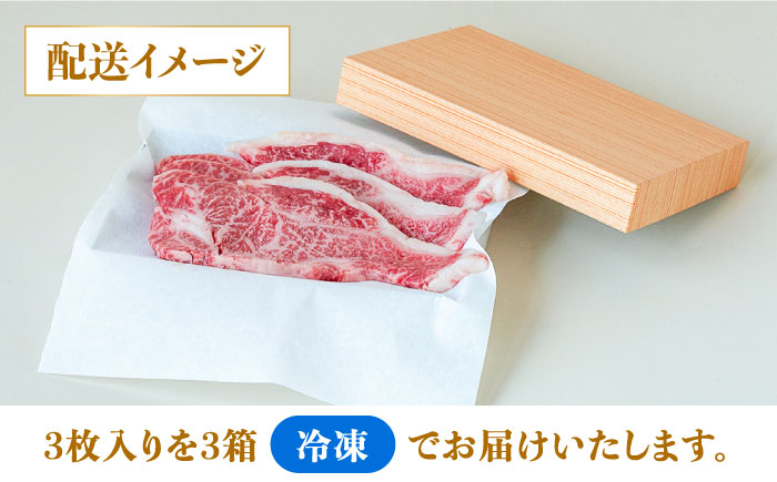 【極上の霜降り！】 長崎 和牛 サーロイン ステーキ 200g×3枚×3セット 計1.8kg / 肉厚 牛肉 贅沢 ジューシー 牛 ステーキ肉 / 南島原市 / ながいけ [SCH056]