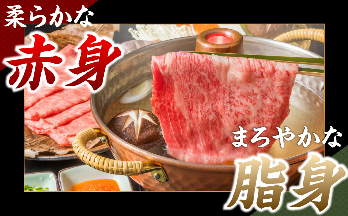 【訳あり】A4〜A5 長崎和牛 赤身 霜降り しゃぶしゃぶ・すき焼き用 800g（400g×2） / 牛肉 ぎゅう肉 和牛 / 南島原市 / 株式会社MEAT PLUS [SHG002]