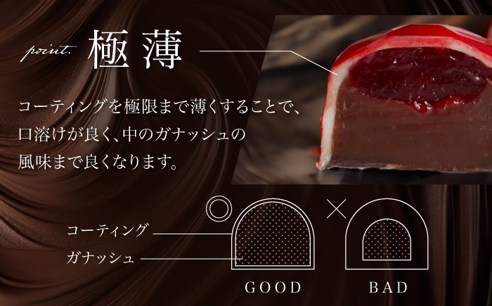 【2027年2月〜発送】ボンボンショコラ 10個入り / チョコ チョコレート ちょこれーと お土産 お菓子 バレンタイン / 南島原市 / 本田屋かすてら本舗 [SAW032]