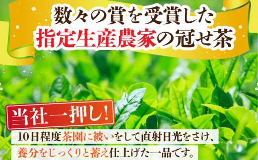 【全3回定期便】[指定生産農家のかぶせ茶] 長崎そのぎ茶「白秋」計15袋 (約80g×5袋/回) 茶 お茶 日本茶 茶葉 東彼杵町/池田茶園 [BAL013]