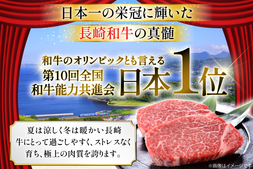 ヒレステーキ 和牛 長崎和牛 ヒレ ステーキ 120g 5枚 計600g [大川ストアー 長崎県 東彼杵町 hs42bag580000] ひれ ヒレ肉 ステーキ肉