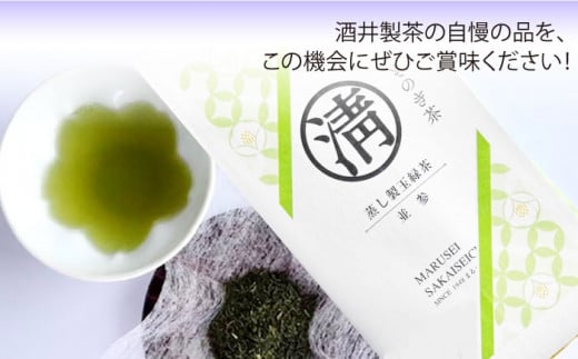 そのぎ茶 (並参) 100g×3袋入り 茶 ちゃ お茶 おちゃ 緑茶 りょくちゃ 日本茶 茶葉 東彼杵町/酒井製茶 [BBV010] 