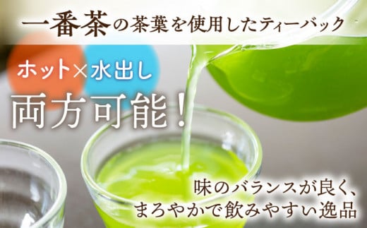  そのぎ茶 ティーパック (20パック×5袋) 茶 ちゃ お茶 おちゃ 緑茶 りょくちゃ 日本茶 茶葉 東彼杵町/西海園 [BAP008] 