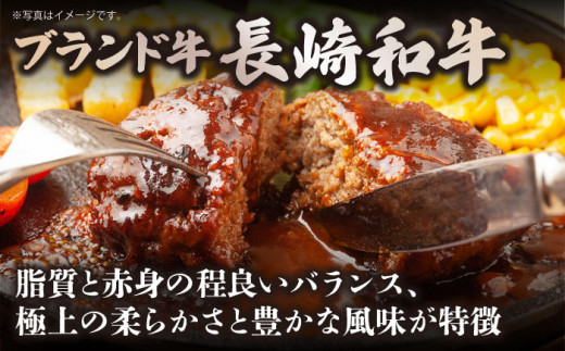 【農場直営/A4ランク】長崎和牛ハンバーグ 800g（200g×4個）はんばーぐ ミンチ 牛肉 100％【焼肉音琴】 [BCT025]