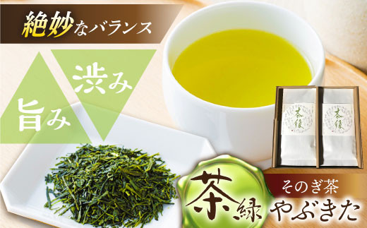 そのぎ茶《茶縁》「やぶきた」100g×2袋入り 茶 ちゃ お茶 おちゃ 緑茶 りょくちゃ 日本茶 茶葉 東彼杵町/東坂こくまる商店 [BCL001] 