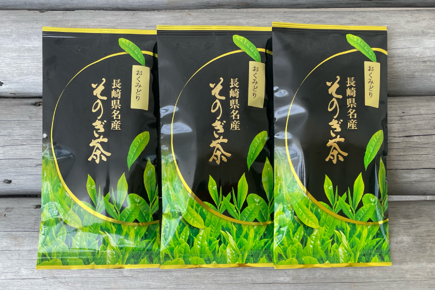 茶 お茶 緑茶 定期便 毎月 そのぎ茶 おくみどり 100g 3袋 6回 総計18袋 [月香園製茶 長崎県 東彼杵町 hs42bag260012] 日本茶 茶葉 ちゃ りょくちゃ 彼杵茶 全国茶品評会 産地賞 受賞