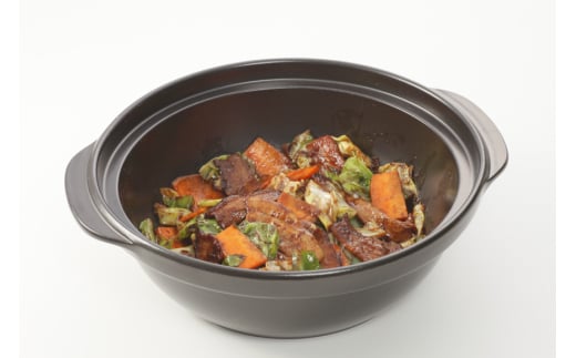 直火対応 トーセラム鍋21cm スチームプレート付き [トーセラム 長崎県 東彼杵町 hs42bag480032] 耐熱陶器 鍋21cm キャンプ アウトドア キッチン用品 日本製