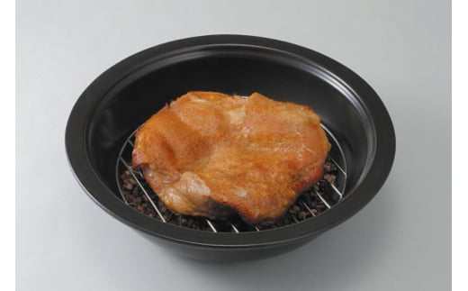 直火対応 お手軽燻製鍋 小 スモークチップ付き [トーセラム 長崎県 東彼杵町 hs42bag480042] 耐熱陶器 燻製 キャンプ アウトドア バーベキュー キッチン用品 日本製