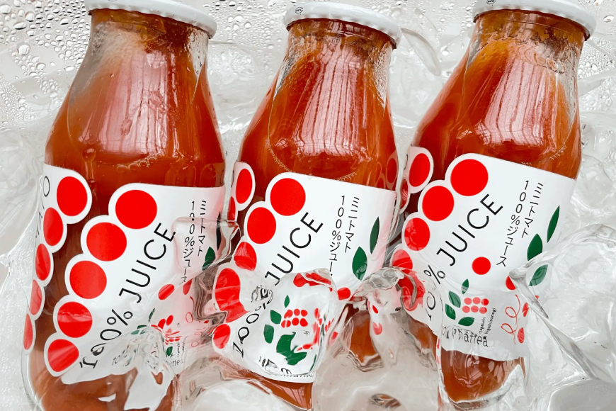 ミニトマトジュース MINITOMATO 100% JUICE 180ml 10本 1箱 [そのぎ茶深緑の里 tomattea 長崎県 東彼杵町 hs42bag570003] トマトジュース トマト ミニトマト エコスイート ドレッシング スムージー