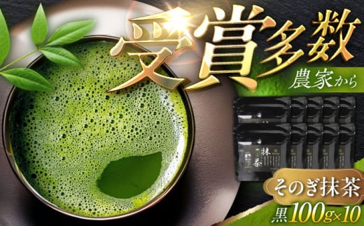 【TVで紹介！】最上級茶葉使用 そのぎ抹茶 計1kg (100g×10袋) 茶 お茶 抹茶 緑茶 日本茶 東彼杵町/FORTHEES [BBY003]