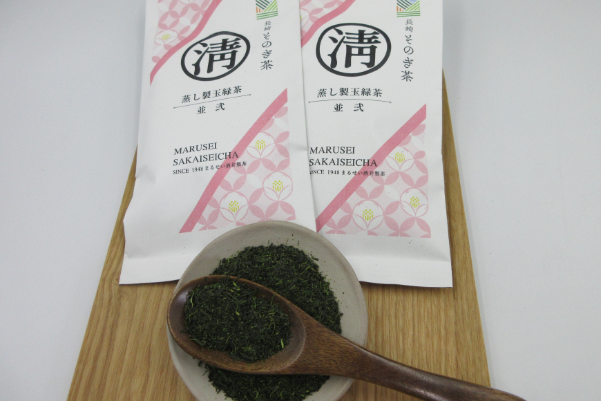 急須 そのぎ茶 セット 急須 1.5号 約280ml そのぎ茶 80g 2袋 計160g [文珠会 障害者支援施設 常明園 長崎県 東彼杵町 hs42bag350005] 急須 お茶の葉 茶葉 緑茶