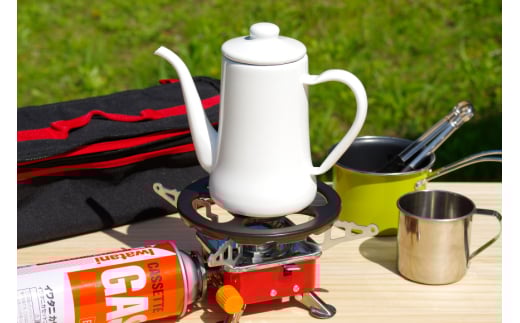 カセットコンロ専用 小さな五徳 約15cm 2個セット [トーセラム 長崎県 東彼杵町 hs42bag480036] 耐熱陶器 小鍋 ソースパン ミルクパン キャンプ アウトドア キッチン用品 日本製