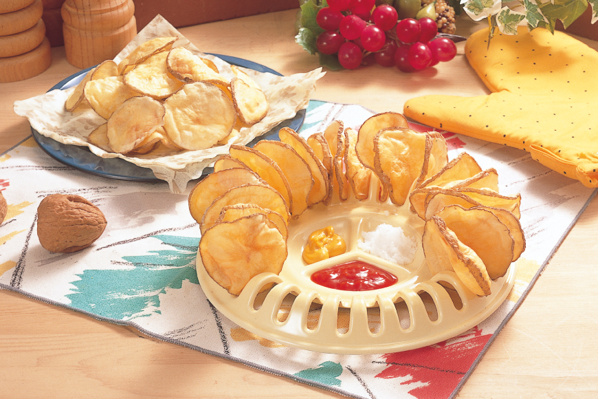 電子レンジ対応 ニューレンジ チップスクッカー [トーセラム 長崎県 東彼杵町 hs42bag480018] 耐熱陶器 揚げないポテトチップス 野菜チップス ポテチ レンチン 時短 キッチン用品 日本製